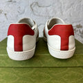 Gucci GG Red Green Strap Ace Sneaker Sz 9