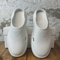 Prada Mellow White Rubber Mule Sz 12