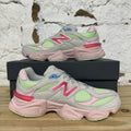 New Balance 9060 Grey Dragon Berry Sz 7 DS