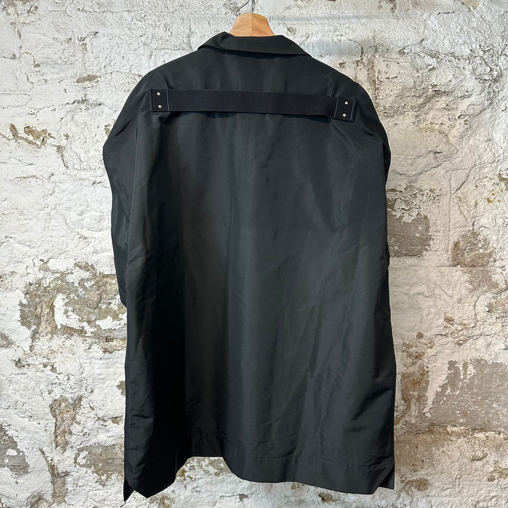 Rick Owens Lido Button Up Shirt Black Sz XL (50)
