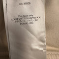 Louis Vuitton Denim Monogram Workwear Jacket Cream Sz S