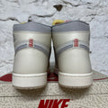 Air Jordan 1 High Sail University Red Sz 13 DS