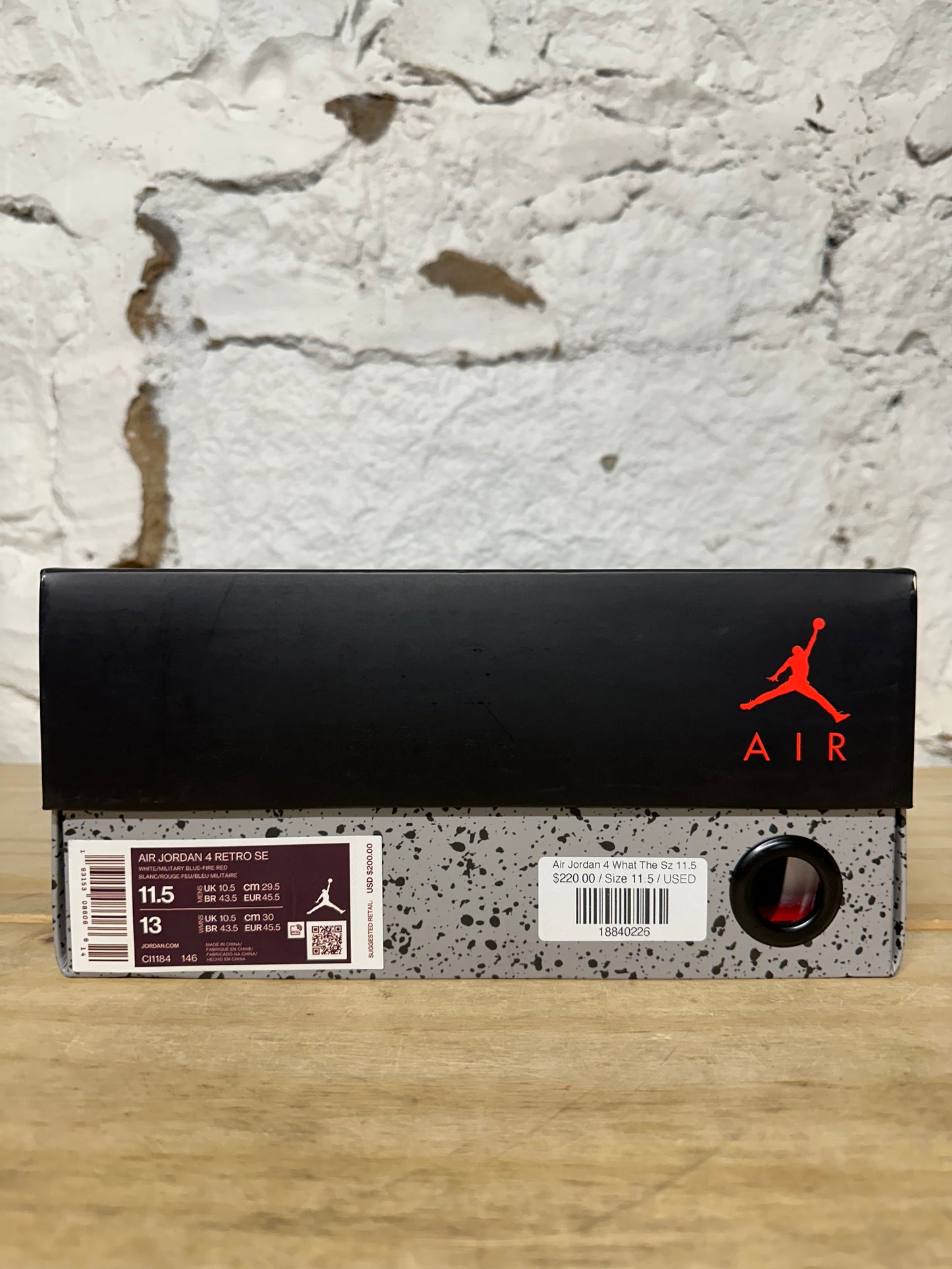 Air Jordan 4 What The Sz 11.5