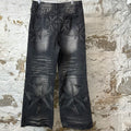 Vale Forever Croxxx Black Baggy Denim Jeans Sz 30