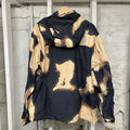 Supreme The North Face Bleached Denim Print Mountian Jacket Sz L