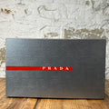 Prada Americas Cup Triple Black Patent Sneaker Sz 9