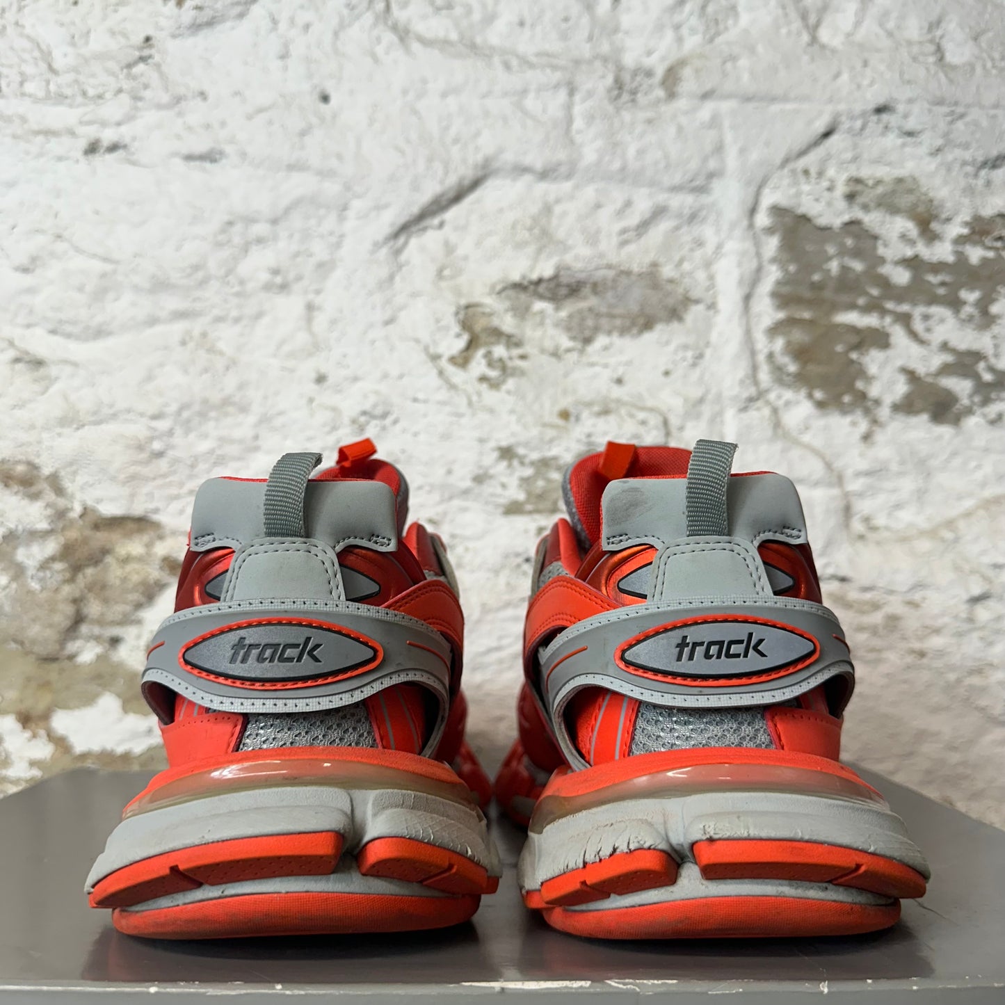 Balenciaga Track Runner Red Grey Sneaker Sz 10 (43)