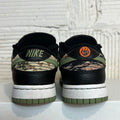 Nike Dunk Low Black MultiCamo Sz 6