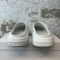 Prada Mellow White Rubber Mule Sz 12