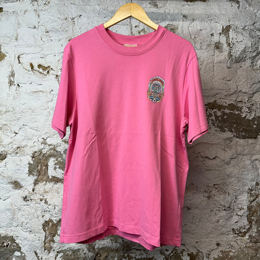 Casablanca Paris Logo T-shirt Pink Sz M