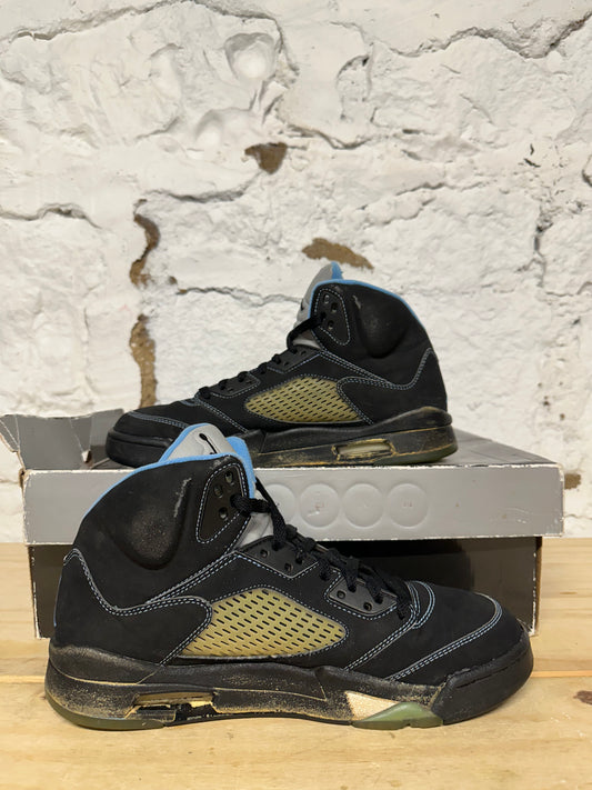 Air Jordan 5 Black University Blue (2006) Sz 9.5