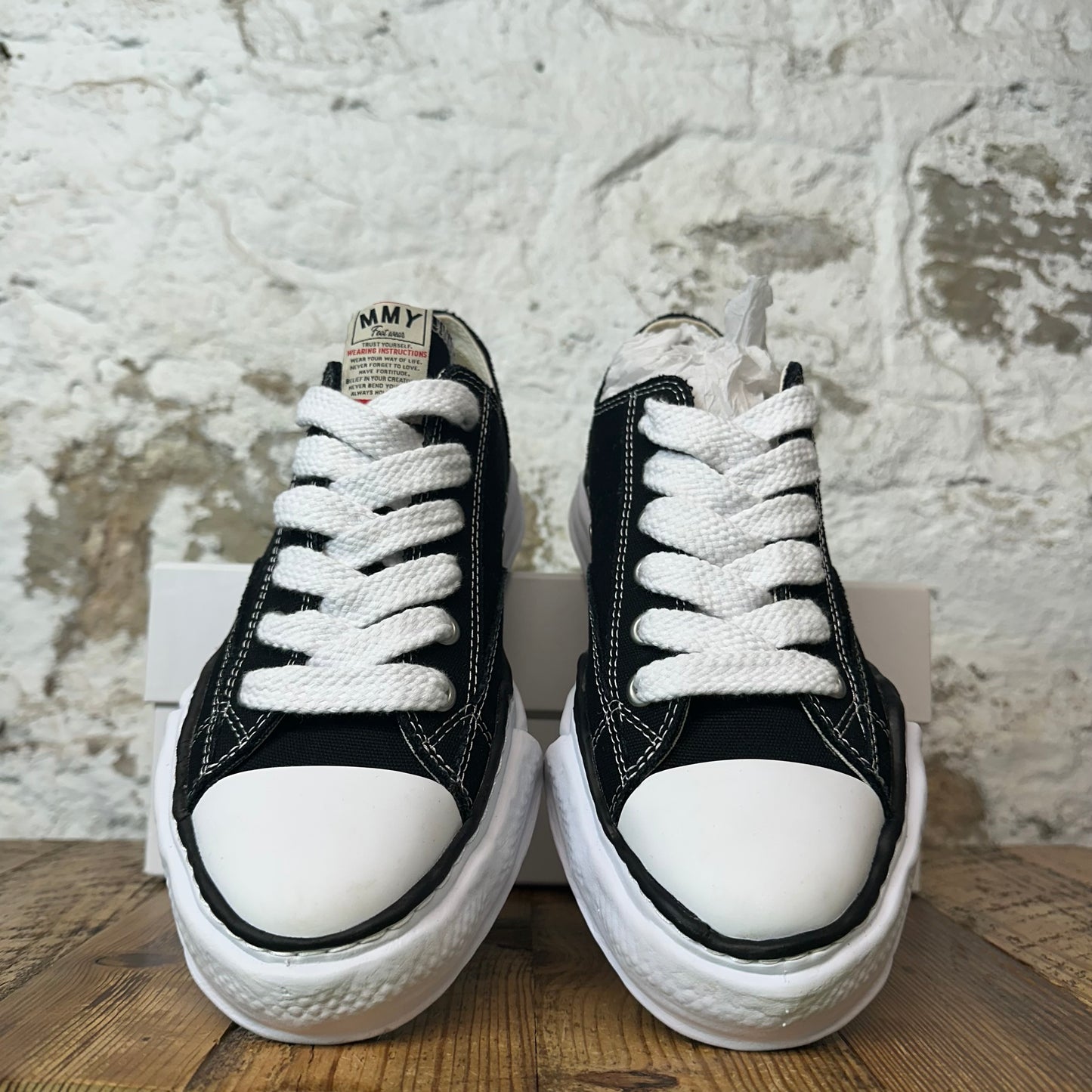 Maison Mihara Black White Peterson Sneaker Sz 10 (43)
