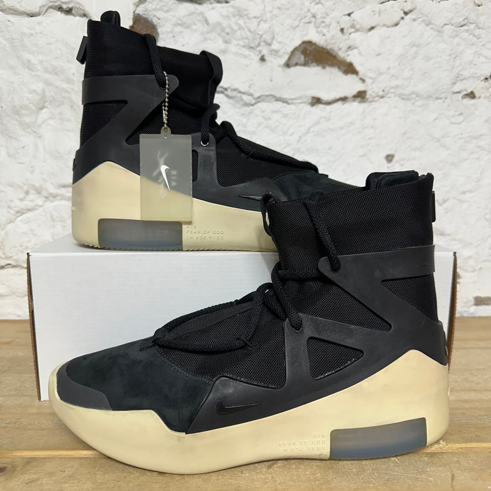 Nike Air Fear of God 1 Black Sz 8.5