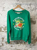 Casablanca Green Crewneck Sz M