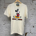 Gucci Disney Mickey Cream T-Shirt Sz L