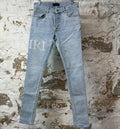 Amiri Blue Core Logo Blue Denim Jeans Sz 30