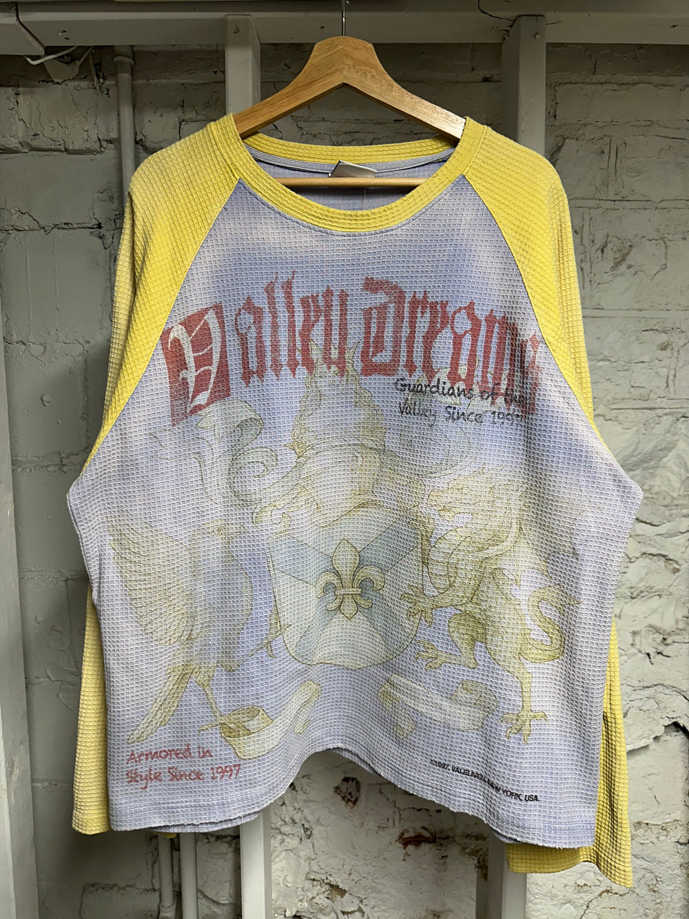 Vale Dreams Thermal Longsleeve T-Shirt Sz XL