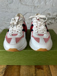 Gucci Rython Red White Sneaker Sz 5 (37)