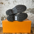 Louis Vuitton Drop Flat Grey Monogram Rain Boot Sz 6 (38)