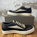 Rick Owens Vintage Black Leather Milk Sneaker Sz 11 (44) DS