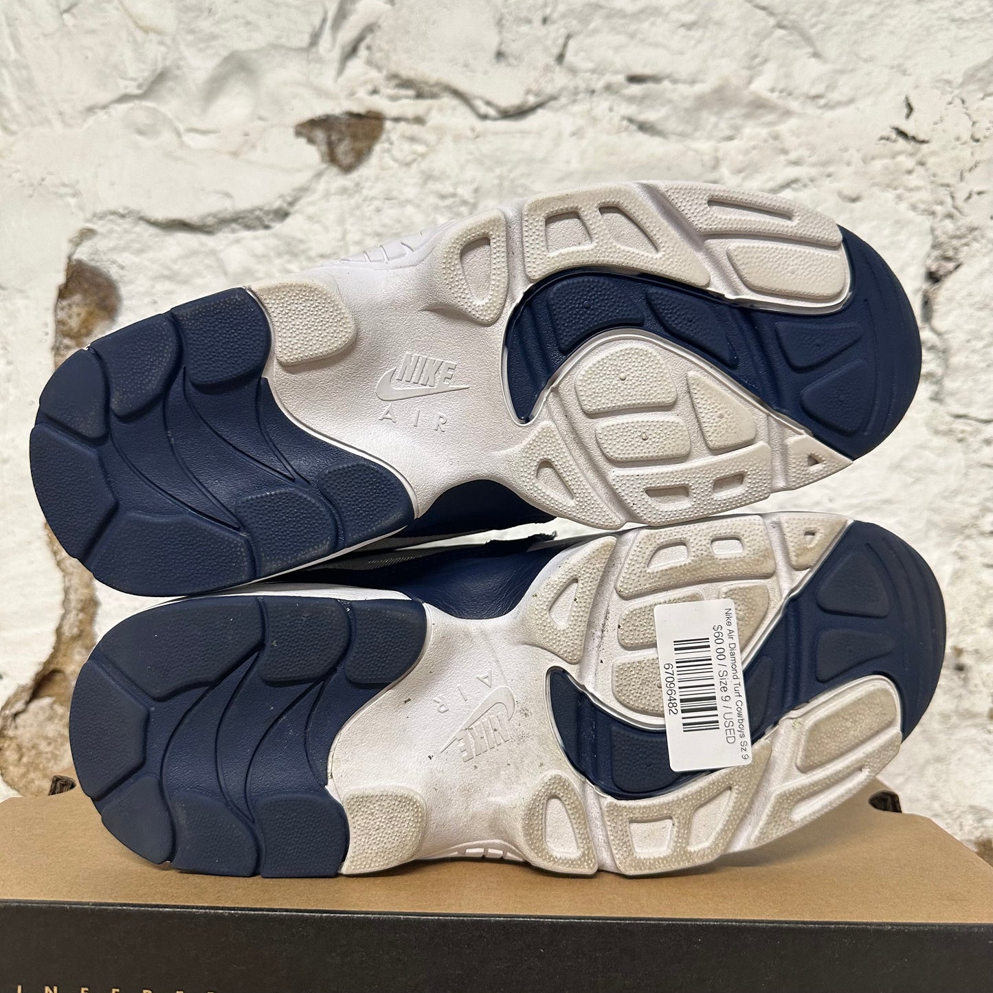 Nike Air Diamond Turf Cowboys Sz 9