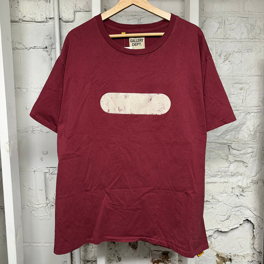 Gallery Dept Maroon T-Shirt Sz L