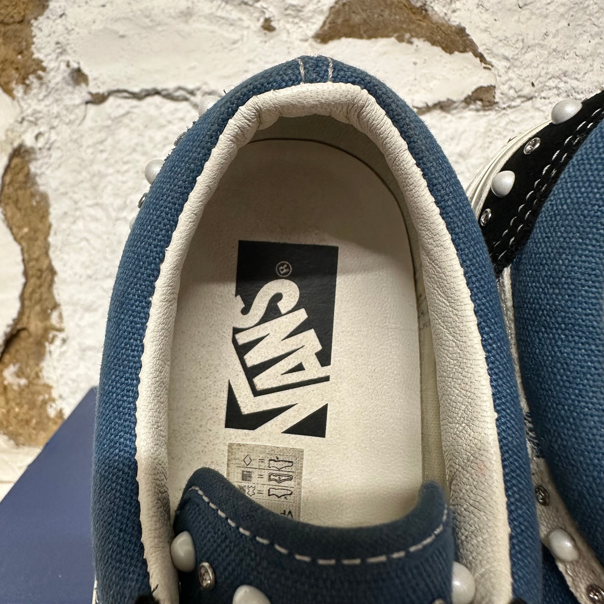 Vans LX Old Skool 36 Pearlized Black Navy Sz 6.5