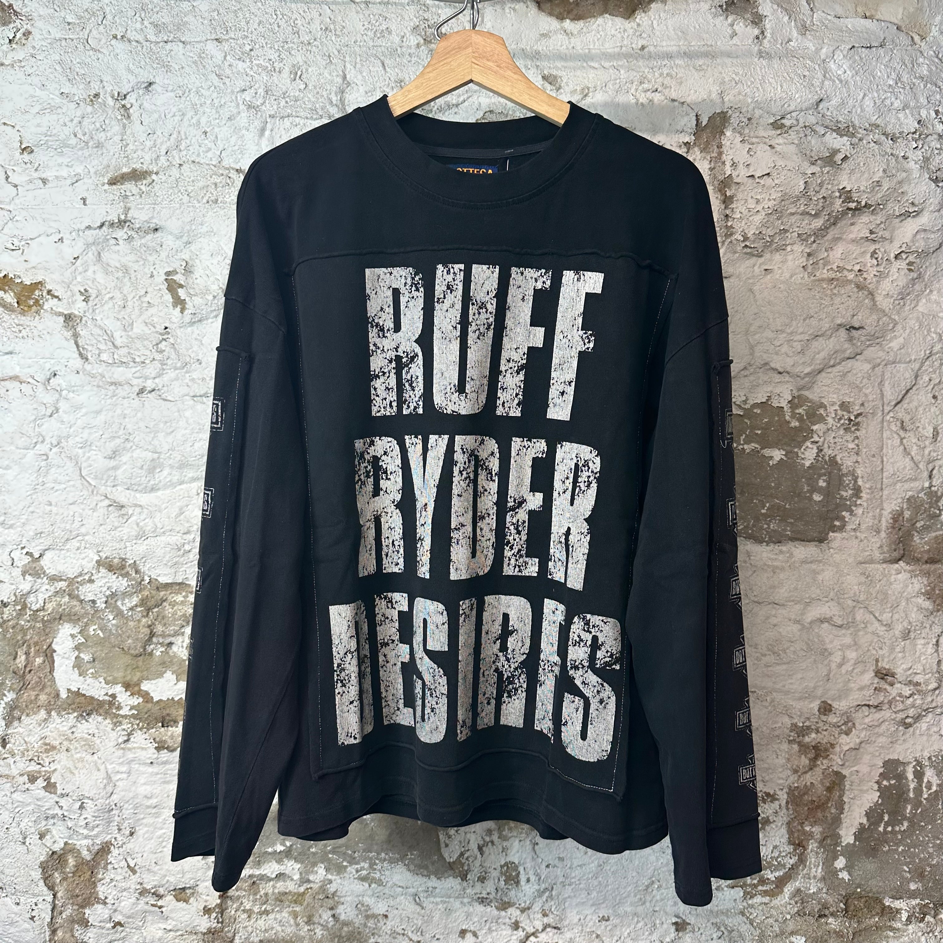 Bottega Desires Ruff Ryders Black Long Sleeve Sz M