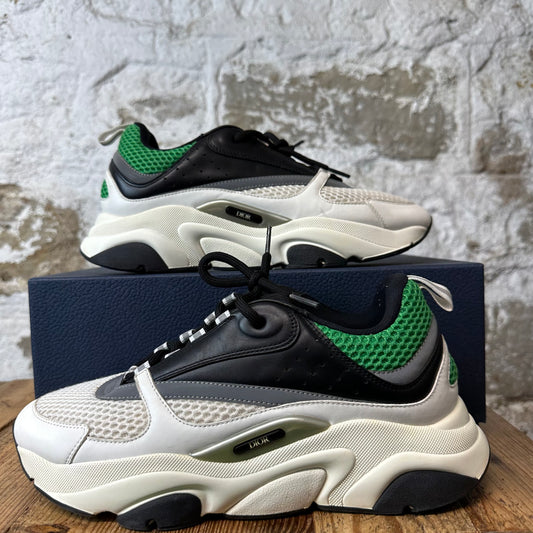 Dior B22 Green White Black Sneaker Sz 10 (43)
