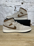 Air Jordan 1 Mid Brown Elephant Sz 13 DS