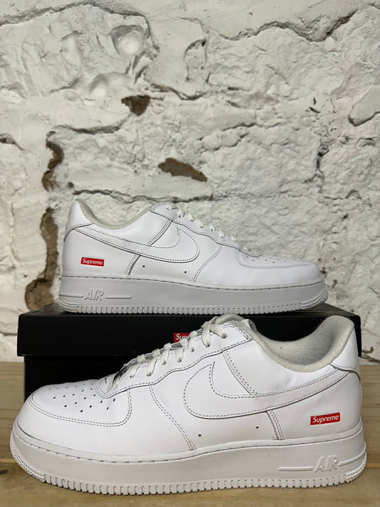 Nike Air Force 1 Low Supreme White Sz 12