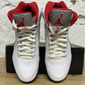 Air Jordan 5 Fire Red Silver Tongue (2020) Sz 11