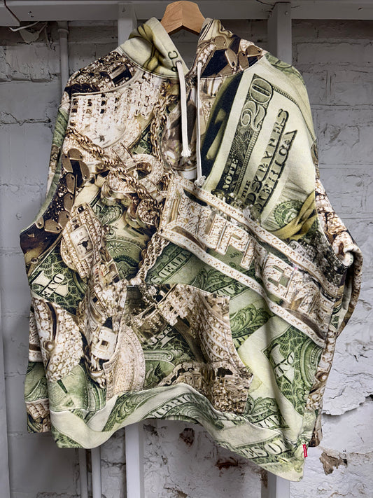 Supreme Bling Hoodie Sz L