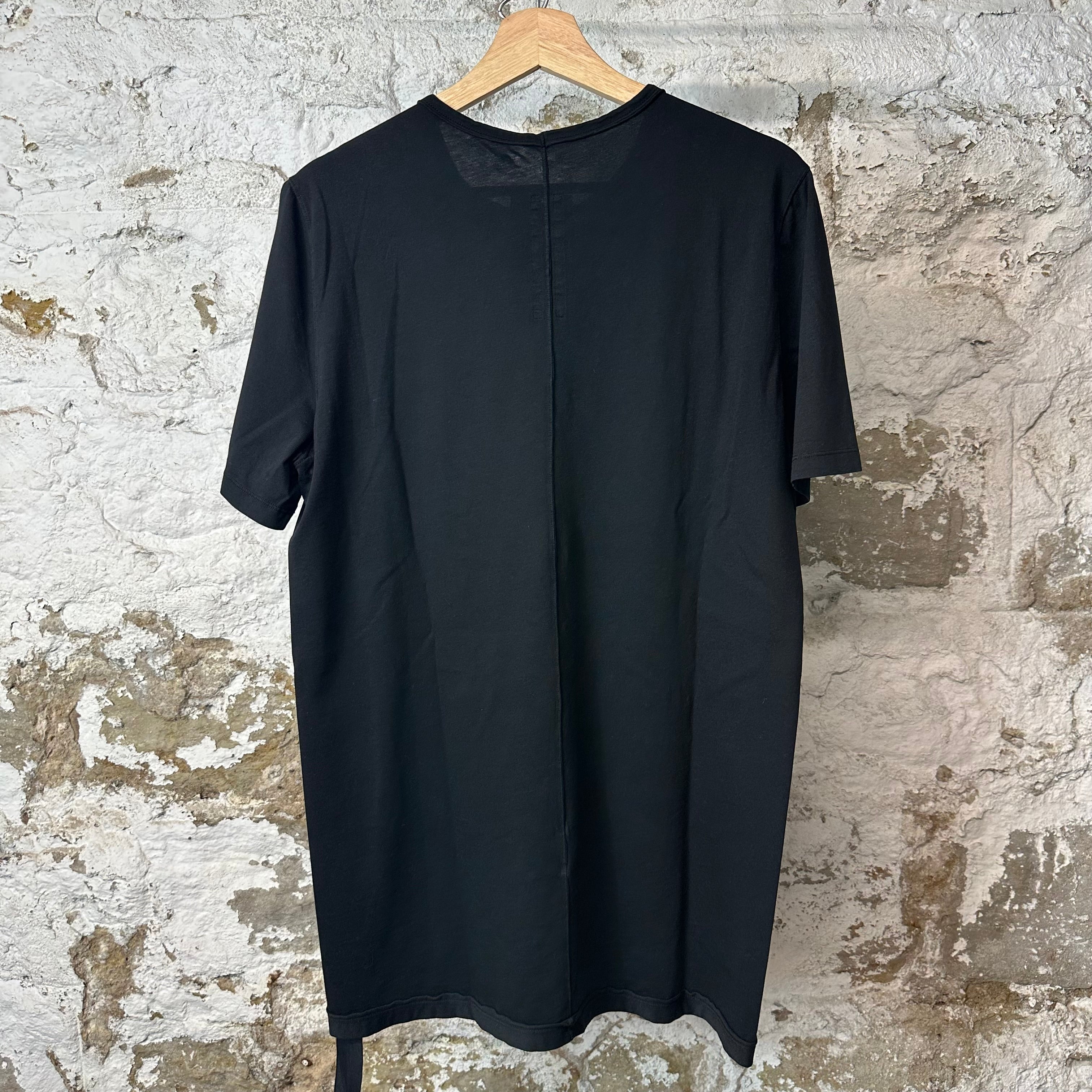 Rick Owens HOLLYWOOD S/S 26 ブラック Tシャツ Shop Black Hollywood Jumbo SS T-shirt on Sale at BeyondStyle – Get