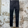 Amiri MX1 Brown Paisley Black Denim Jeans Sz 31