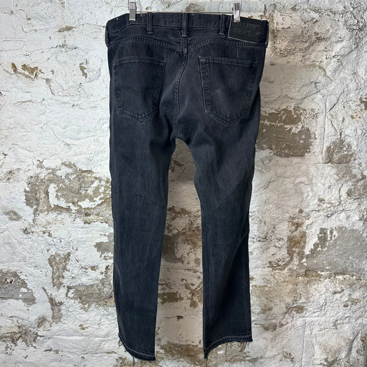 Gallery Department Side Zipper Black Denim Jeans Sz 36