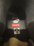 Nike Air Force 1 Low Supreme Black White Sz 7.5 DS