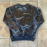 Saint Laurent Black Waxed Crewneck Sz XS