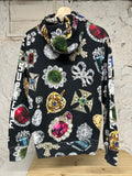 Supreme Jewel Black Hoodie Sz M