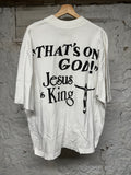 Kanye West CPFM Jesus Is King White T-Shirt Sz XL