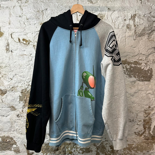 Supreme Junya Watanabe Zip Up Hoodie Blue Sz XL