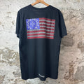 Chrome Hearts Dagger USA Flag Black T-Shirt Sz L