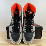 Air Jordan 1 High Neutral Grey Hyper Crimson Sz 9.5