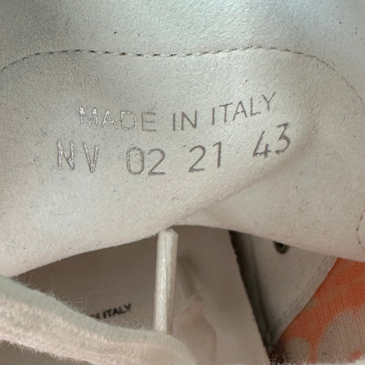 Dior B23 High Peach Oblique White Sneaker Sz 10 (43)