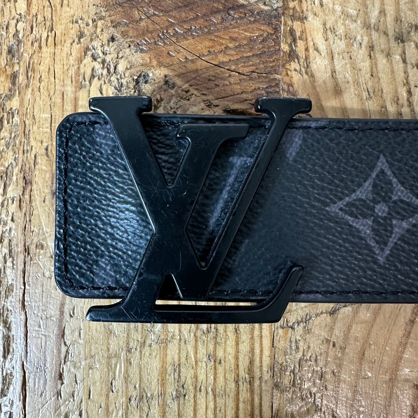 Louis Vuitton Graphite Monogram Belt Sz (85/34)