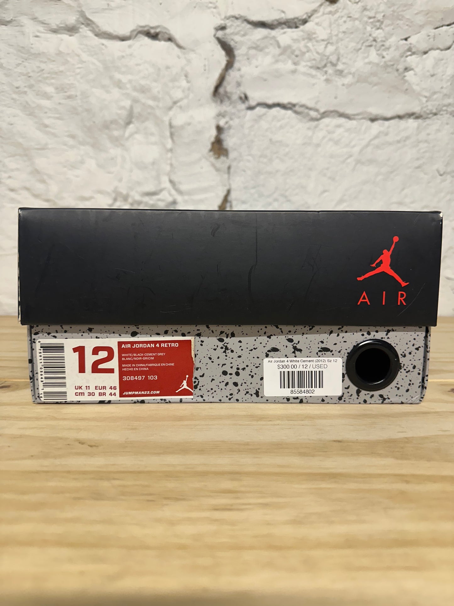 Air Jordan 4 White Cement (2012) Sz 12