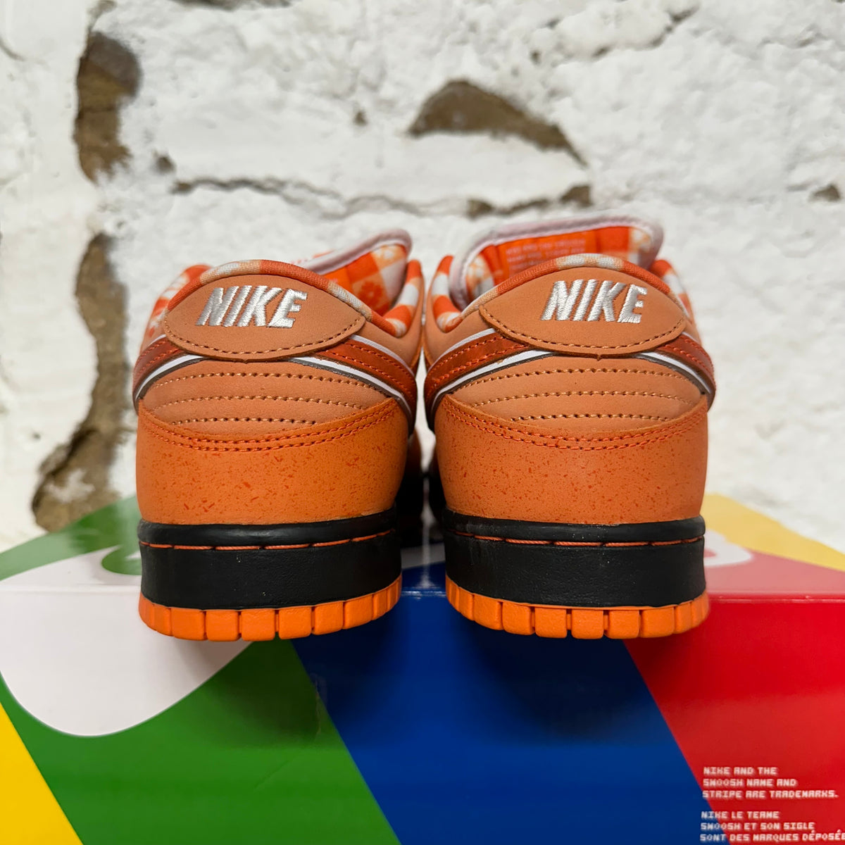 Nike SB Dunk Low Concepts Orange Lobster Sz 8 DS