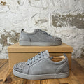 CHristian Louboutin Grey Suede Spike Sneaker Sz 9 (42)