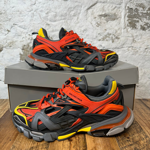 Balenciaga Track 2 Orange Black Yellow Sz 10 (43)