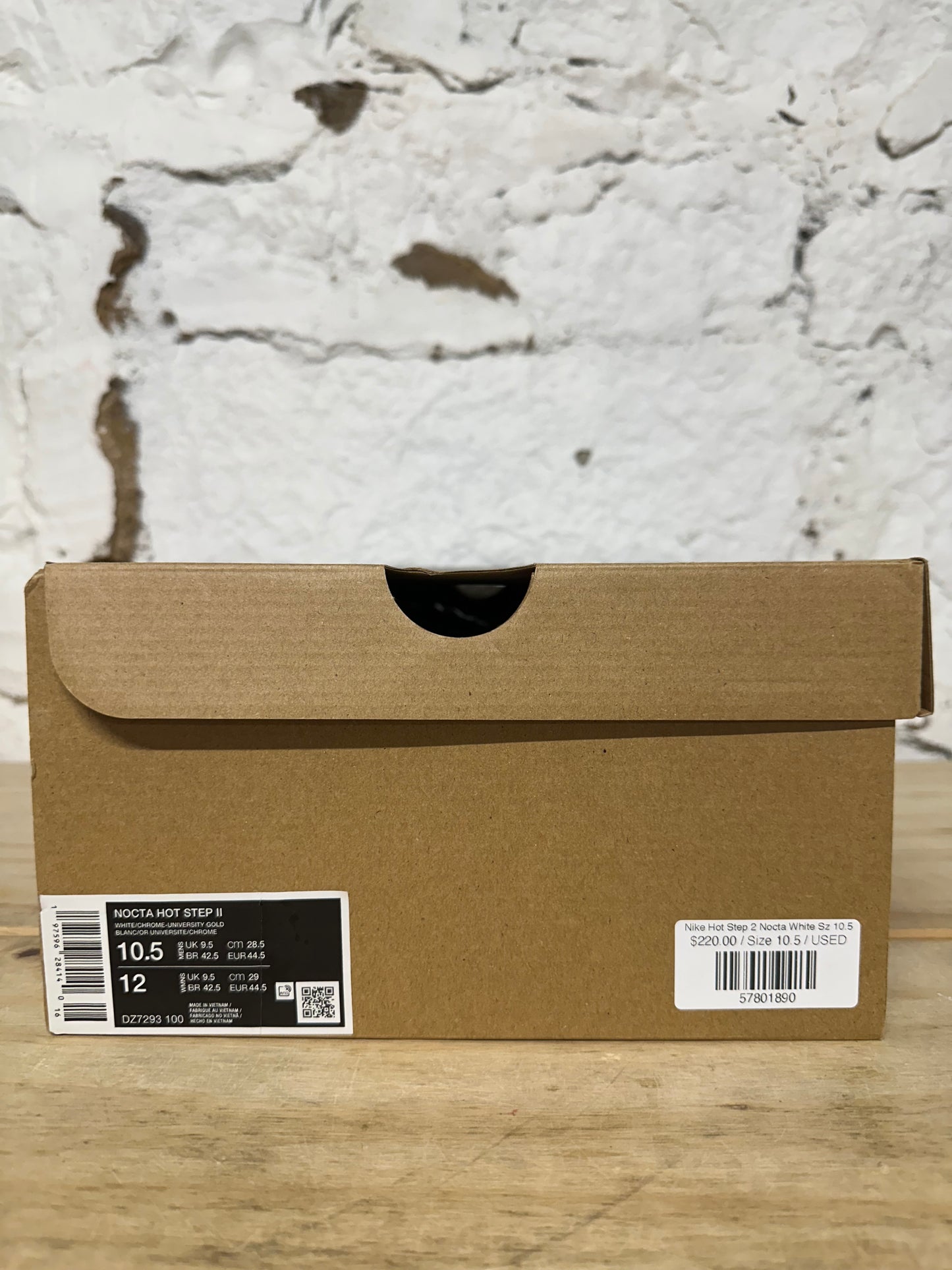 Nike Hot Step 2 Nocta White Sz 10.5